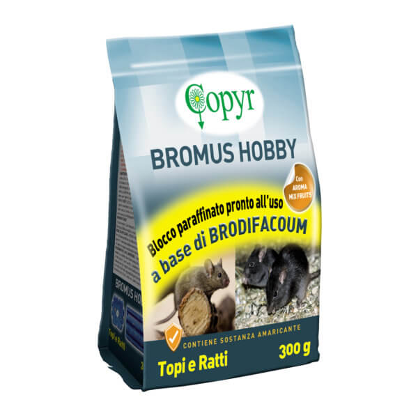 BROMUS HOBBY BLOCCO  PARAF. 300 G 25ppm | Copyr