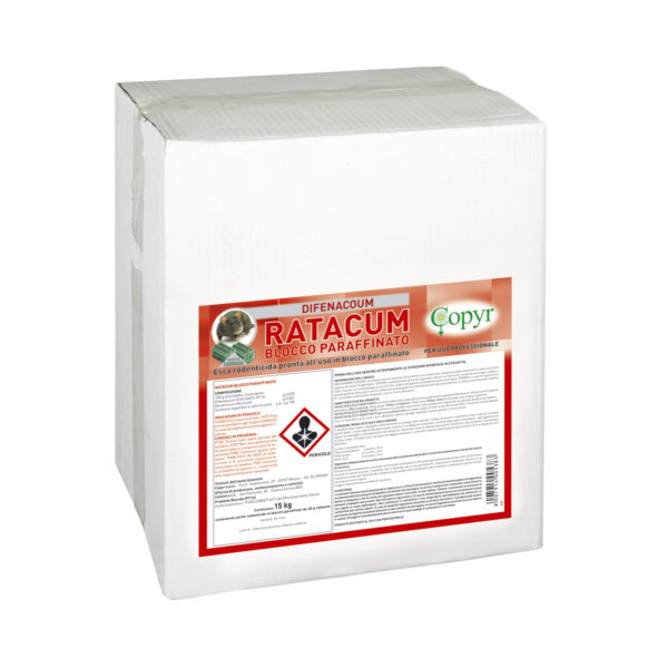RATACUM ESCA BLOCCHI KG 15 TRAINED PRO. 50ppm | Copyr